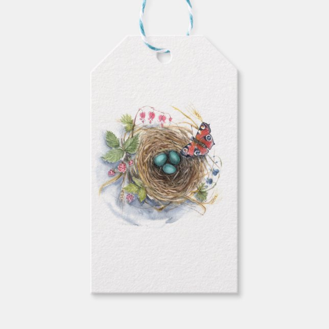 Robin Nest Gift Tags (Front)