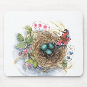 Robin Nest Mouse Mat