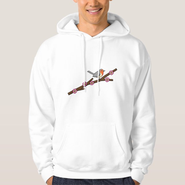 Robin on Sakura Hoodie (Front)