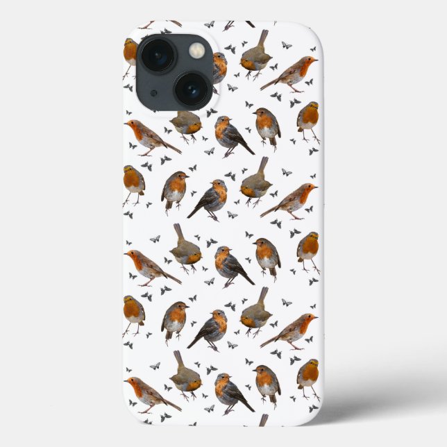 Robin Party iPad Mini Case (choose colour) (Back)