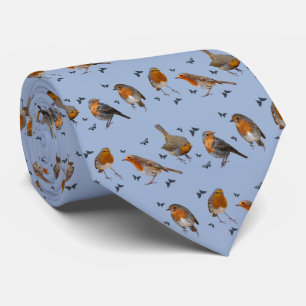 Robin Party Tie (Light Blue)