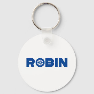 Robin Petrol Head Key Ring