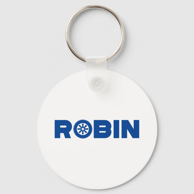 Robin Petrol Head Key Ring (Front)