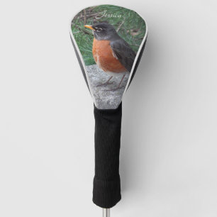 Robin Photo Personalised Name Golf Head Cover