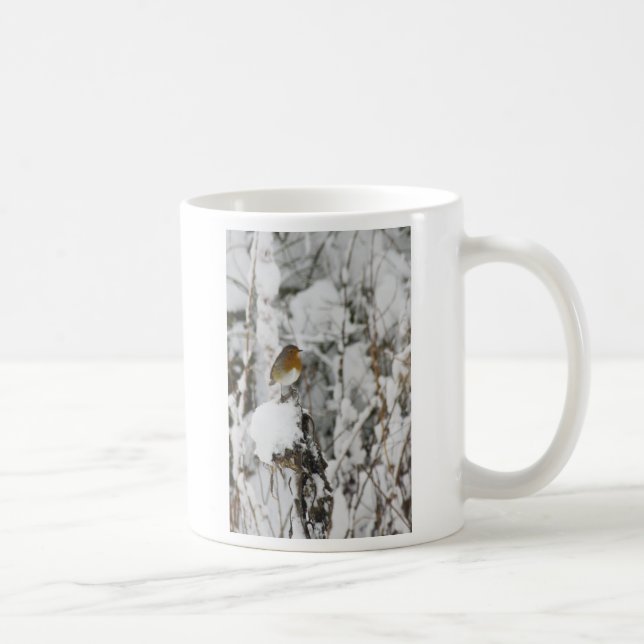 Robin Red Breast Coffee Mug (Right)