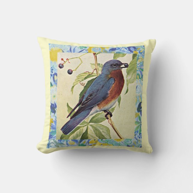 Robin Red Breast Pillow (Front)