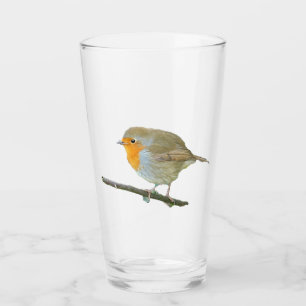 Robin Redbreast Glass Tumbler