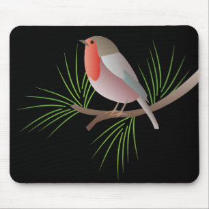 Robin Redbreast Mouse Mat