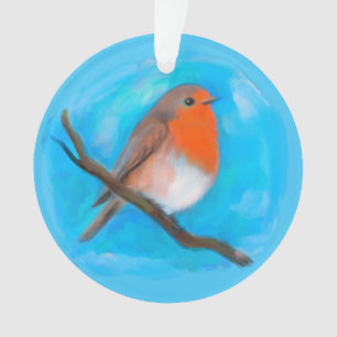 Robin redbreast ornament