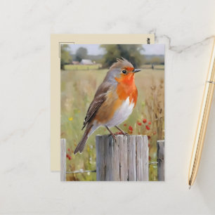 Robin Redbreast Postcard