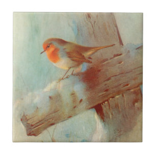Robin redbreast tile