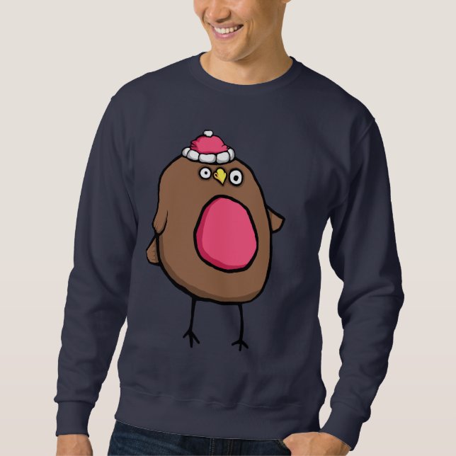 Robin the Festive Red Breast Sweatshirt (Front)