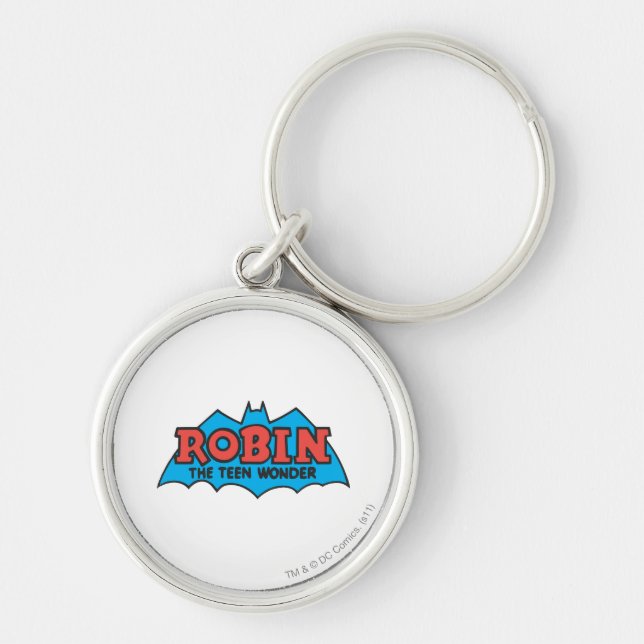 Robin The Teen Wonder Logo Key Ring (Front)