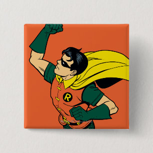 Robin Uppercut 15 Cm Square Badge