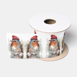 Robin Winter Delight Satin Ribbon