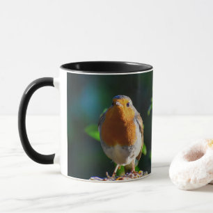 Robin With It's Seed Mug