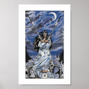Robin Wood Tarot - 2 of Swords Poster