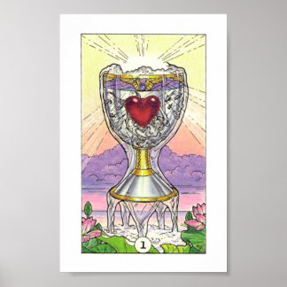 Robin Wood Tarot - Ace of Cups Poster