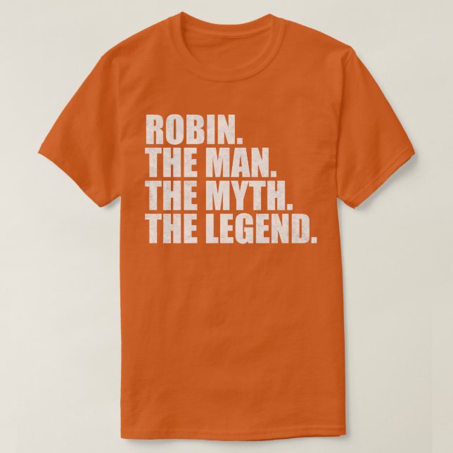 RobinRobin Name Robin given name T-Shirt (Design Front)