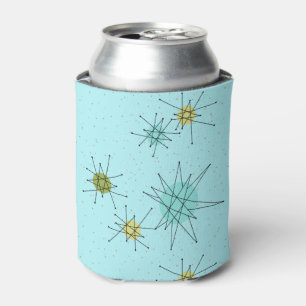 Robin's Egg Blue Atomic Starbursts Can Cooler