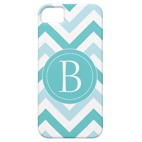 Robin's Egg Blue Chevron Phone Case