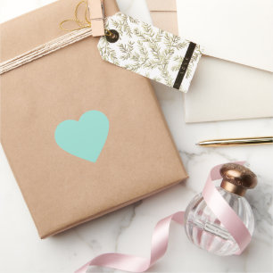 Robin's Egg Blue Heart Sticker