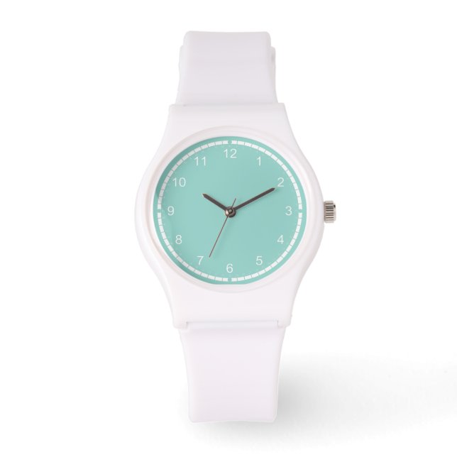 Robin's Egg Blue Jewellery Box Watch (Front)
