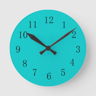 Robins Egg Blue Kitchen Wall Clock