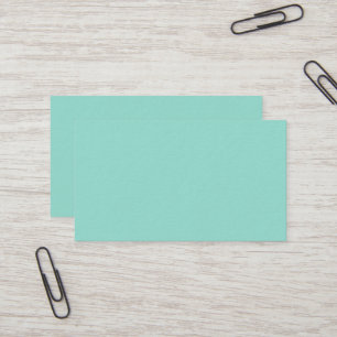 Robin's Egg Blue Premium Business Card
