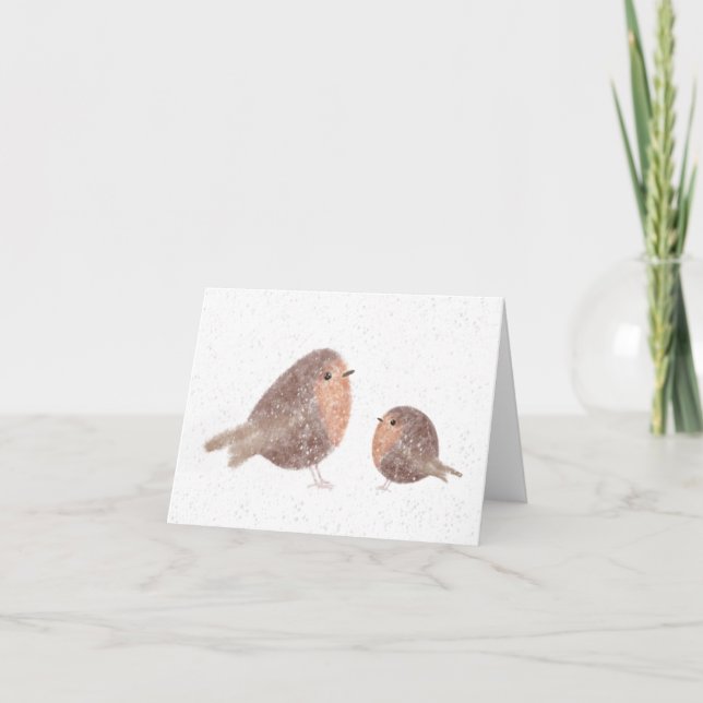 Robins Greetings Card (Front)