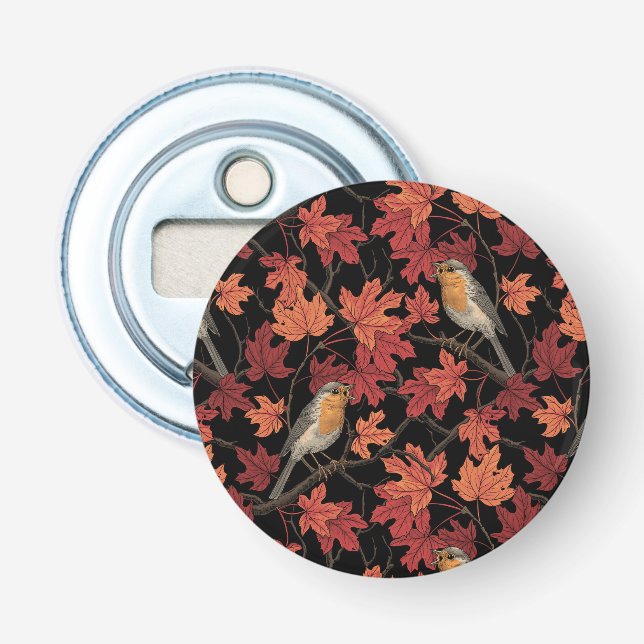 Robins in maple tree bottle opener (Front)