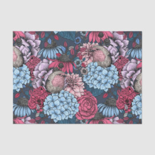 Robins in the garden 3 tissue paper