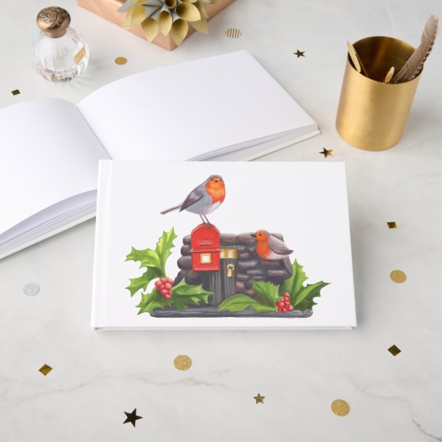 Robin's Letters Guest Book (Front Open)