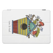 Robins With Blueberries And Birdhouse iPad Pro Cover (Horizontal)
