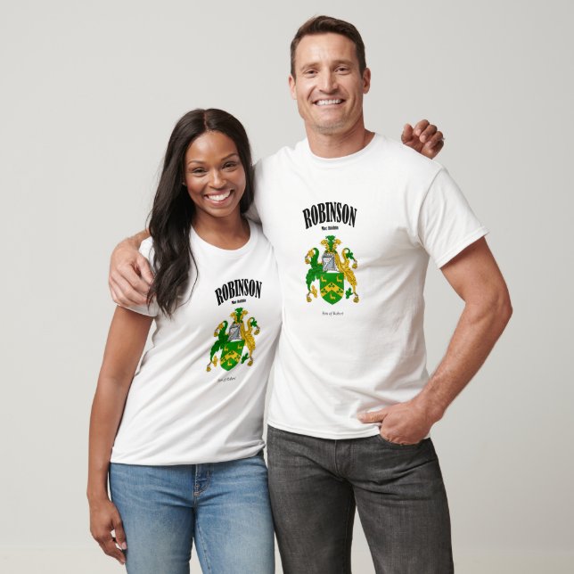 ROBINSON Crest Translation & Meaning T-Shirt (Unisex)
