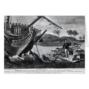 Robinson Crusoe carrying away