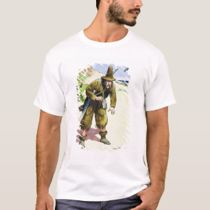 Robinson Crusoe, from 'Peeps into the Past', publi T-Shirt