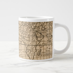 Robinson Crusoe's Map of the World Large Coffee Mug