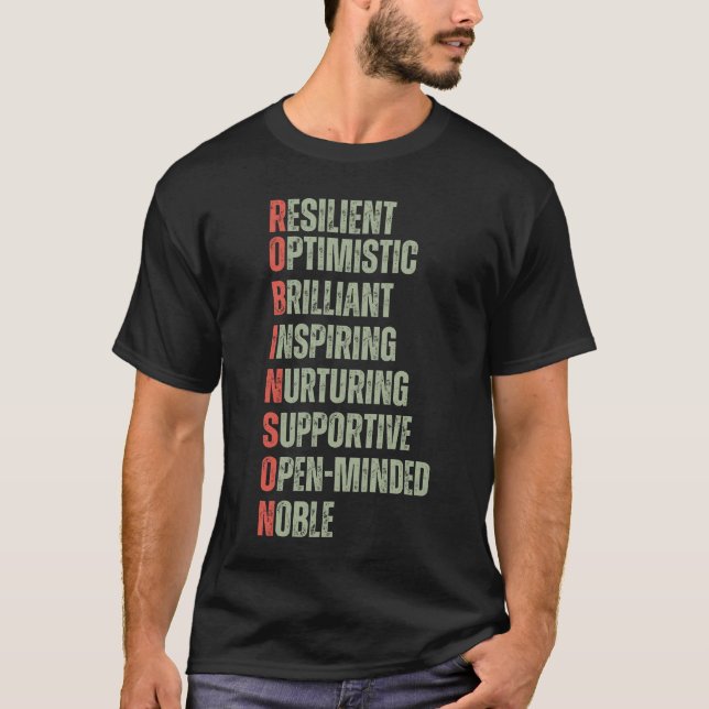 ROBINSON - NAME/FIRST/LAST NAME T-Shirt (Front)