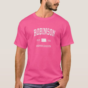Robinson North Dakota Nd Vintage Athletic Sports T-Shirt