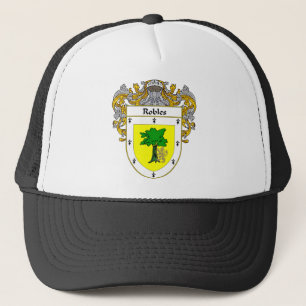 Robles Coat of Arms (Mantled) Trucker Hat