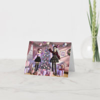 Robloxo's Emo Girls Christmas Card