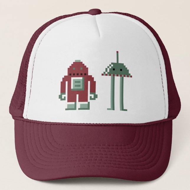 Robo & Bip Trucker Hat (Front)