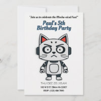 Robo Cat Birthday Party - Futuristic Feline Fun