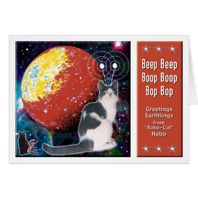 Robo-Cat Hobo (Front Horizontal)