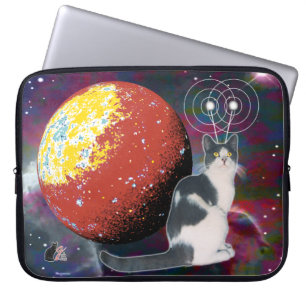 Robo-Cat Hobo Laptop Sleeve