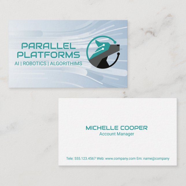 Robo Dog | Ai Technology Business Card (Front/Back)