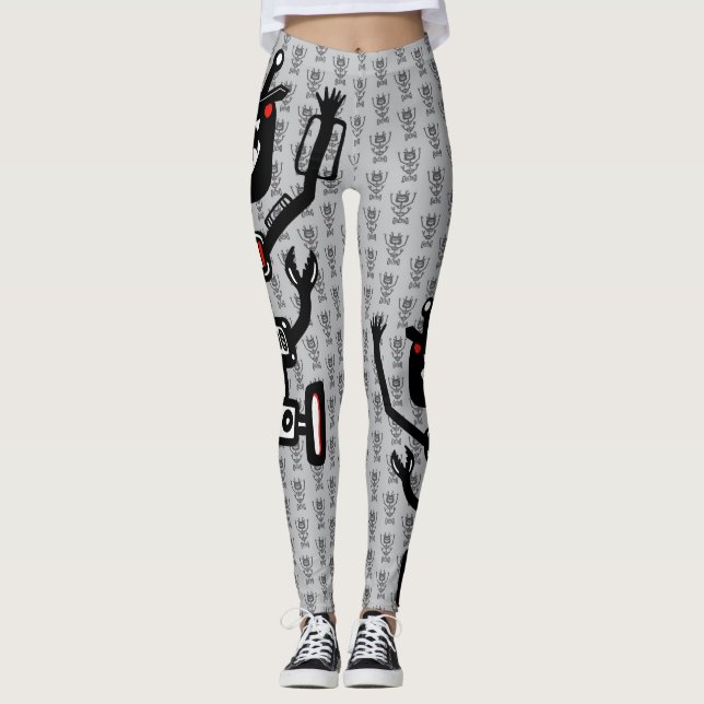 Robo Monsters Leggings (Front)