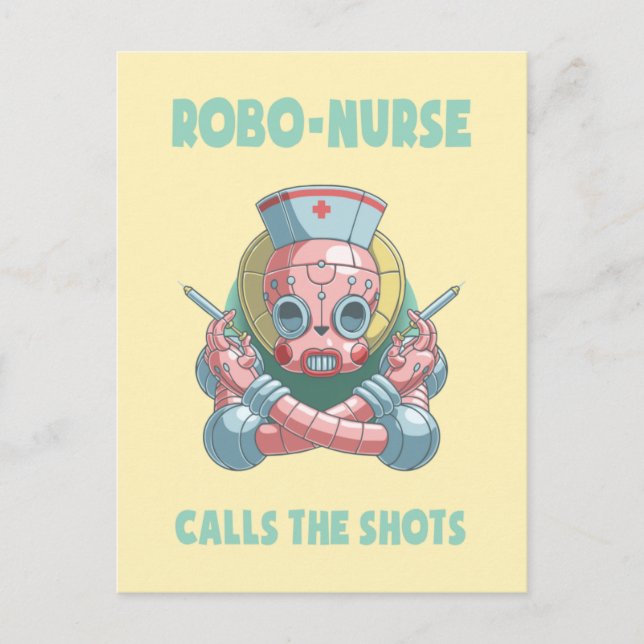 Robo-Nurse Postcard (Front)