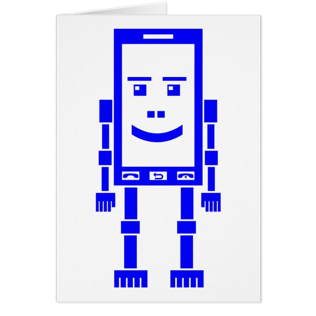 Robo-phone - Blue (Front)